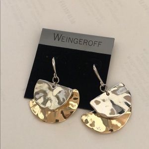 Weingeroff earrings gold and silver